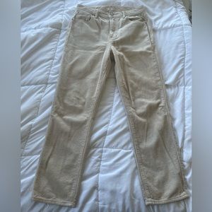 pacsun womens tan corduroy mom jeans